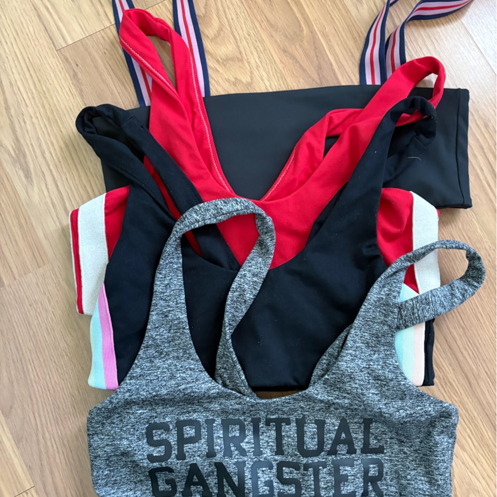 Spiritual gangster sport bras